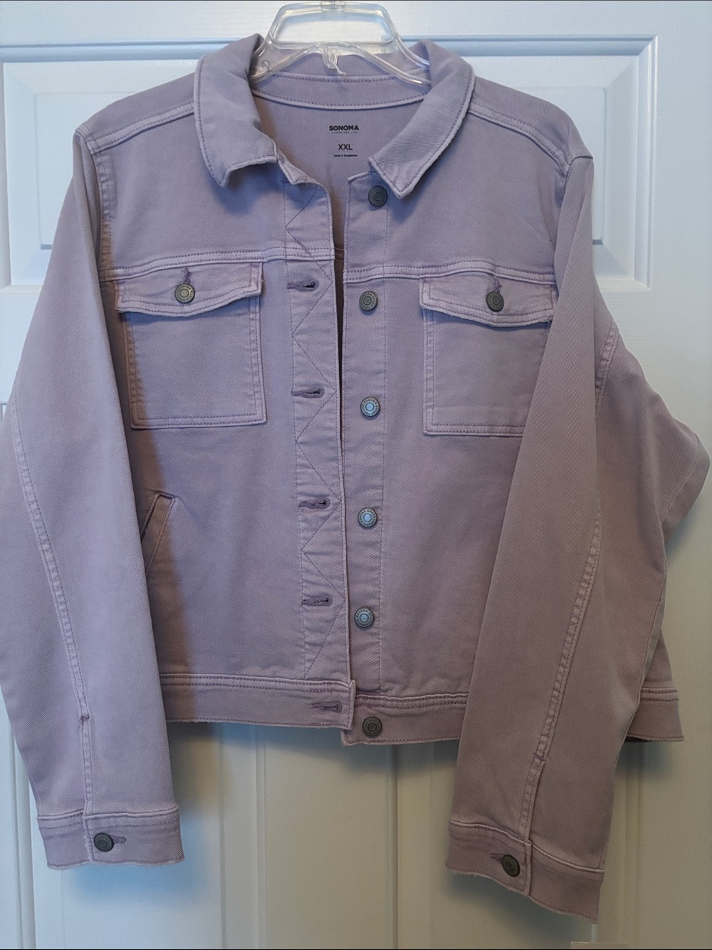 SONOMA Lavender Jean Jacket - Women's XXL